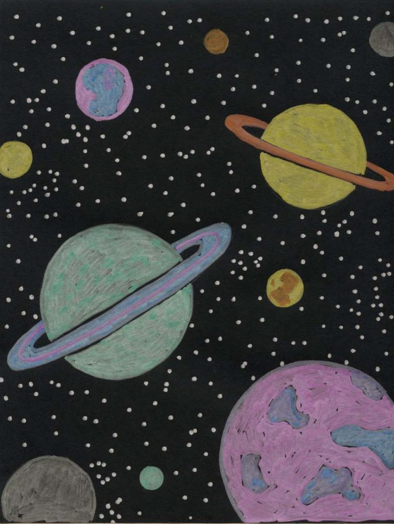 Planet Drawing Fun · Art Projects for Kids