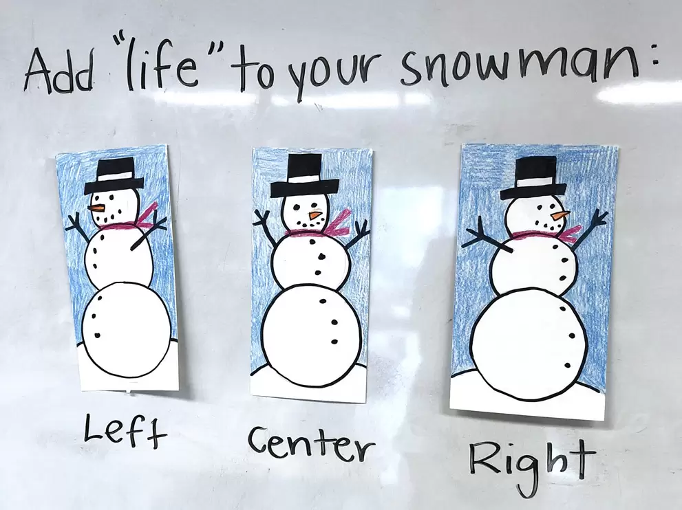 Easy Snowman Drawing