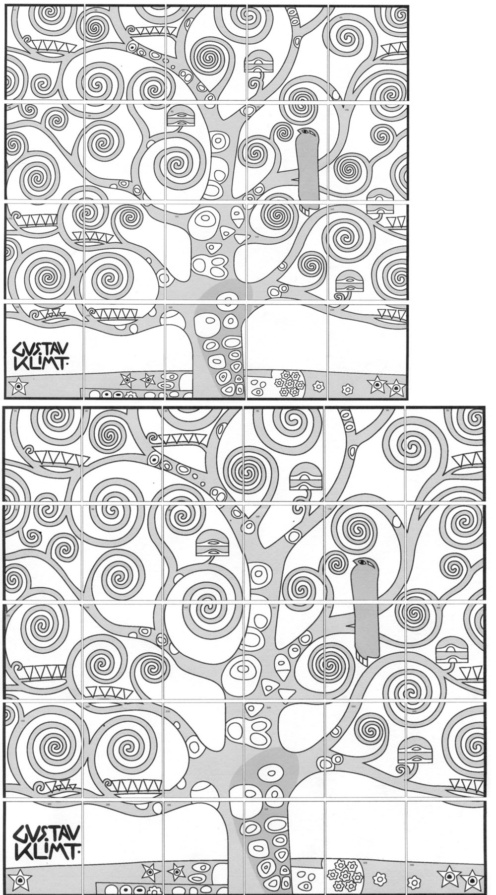 Gustav Klimt Tree of Life · Art Projects for Kids