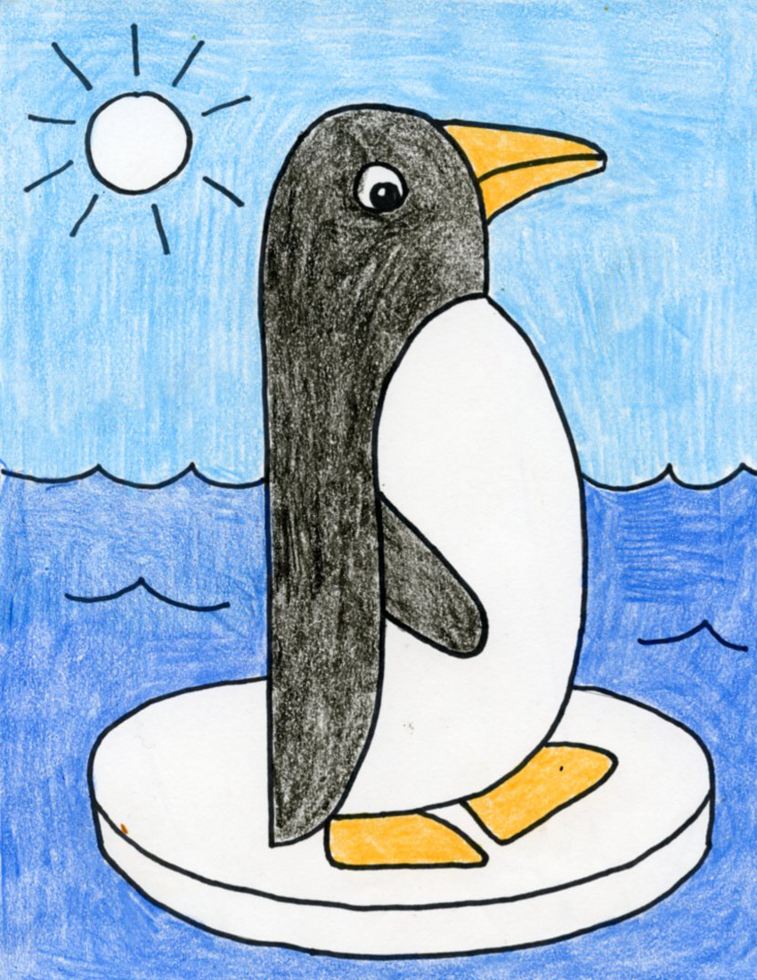 Cool Drawings To Draw Easy Penguin