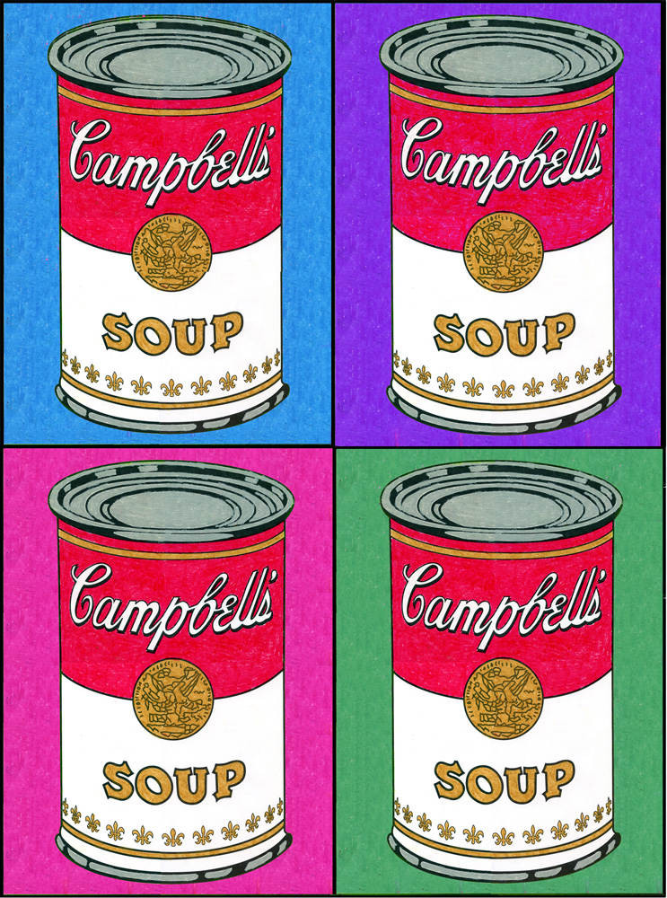 Картина банка. Andy Warhol Campbell оригинал. Поп-арт Энди Уорхол суп. Энди Уорхол картины консервные банки. Campbell's Soup поп арт.