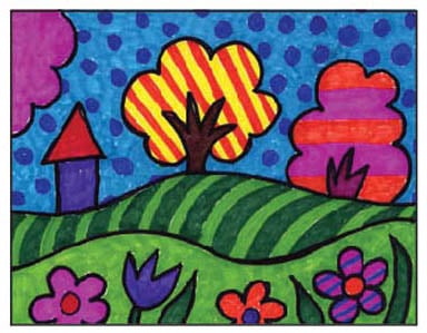 Featured image of post Easy Simple Scenery Drawing For Kids : How to draw a tulip flower video.