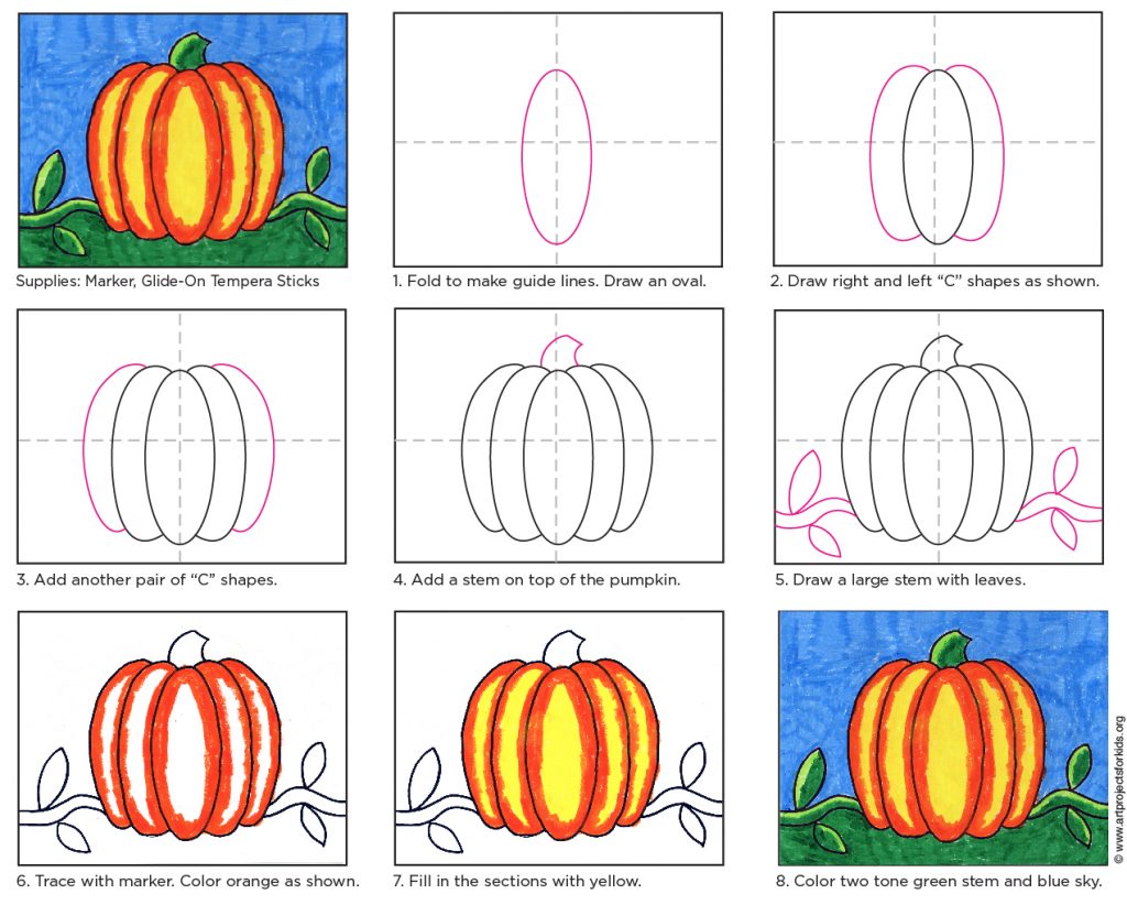 pumpkin-drawing-easy-art-projects-for-kids