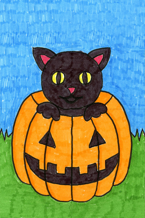 Out Of Halloween Drawing Ideas Art Projects For Kids