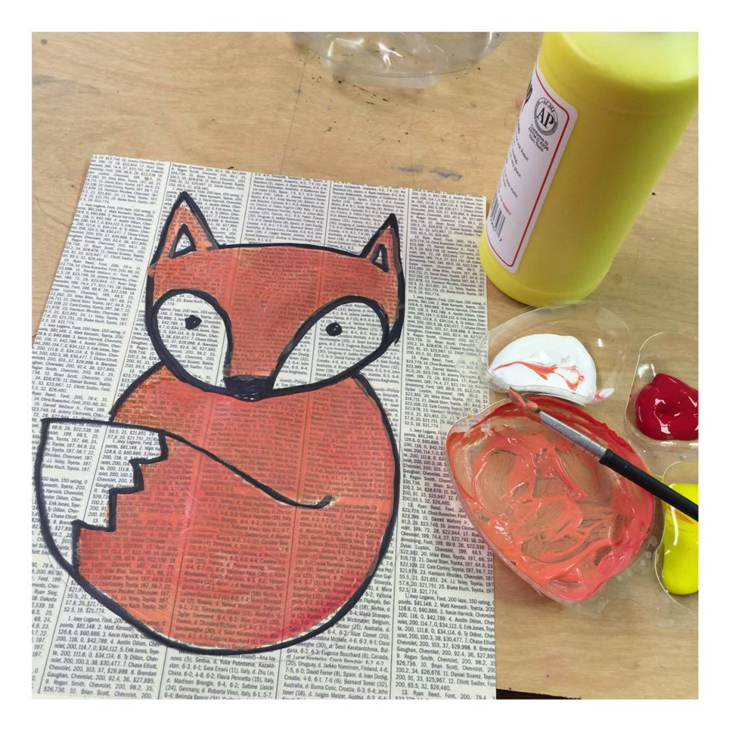 Newspaper Fox – Mr. Whelan's Class