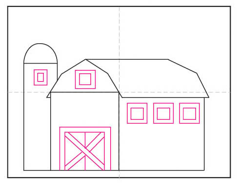Barn Pictures To Draw - Goimages Online