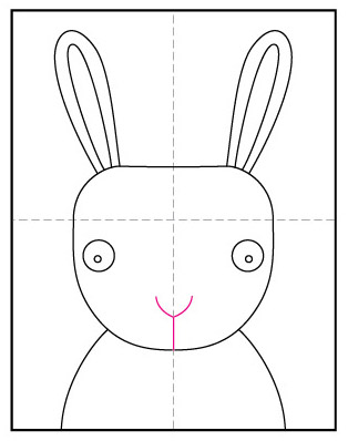 Draw a Cute Bunny Face Â· Art Projects for Kids