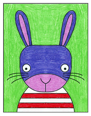 Draw a Cute Bunny Face Â· Art Projects for Kids