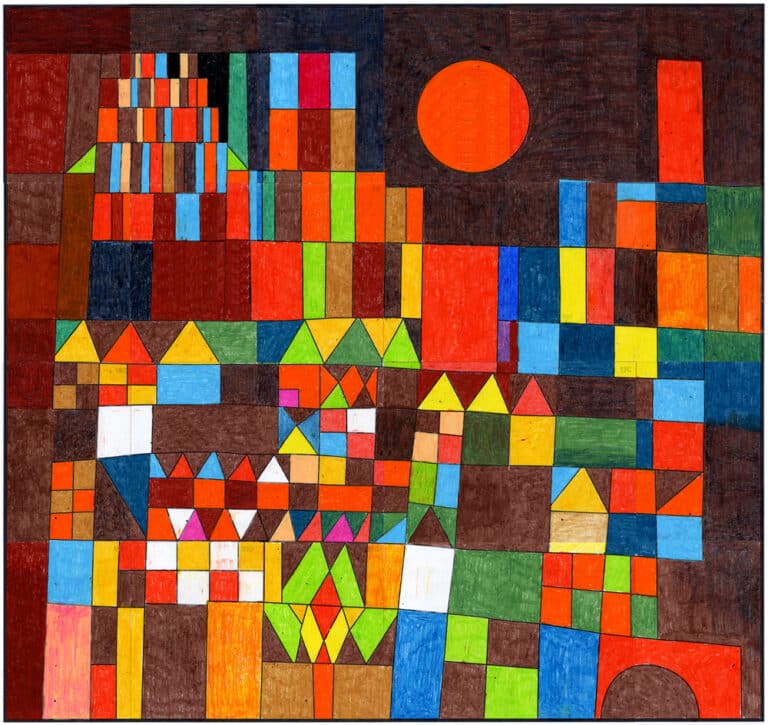Paul Klee Sun Collaborative Mural