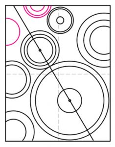 Easy Delaunay Art Project and Coloring Page