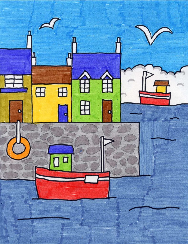 Boat Drawing for Kids