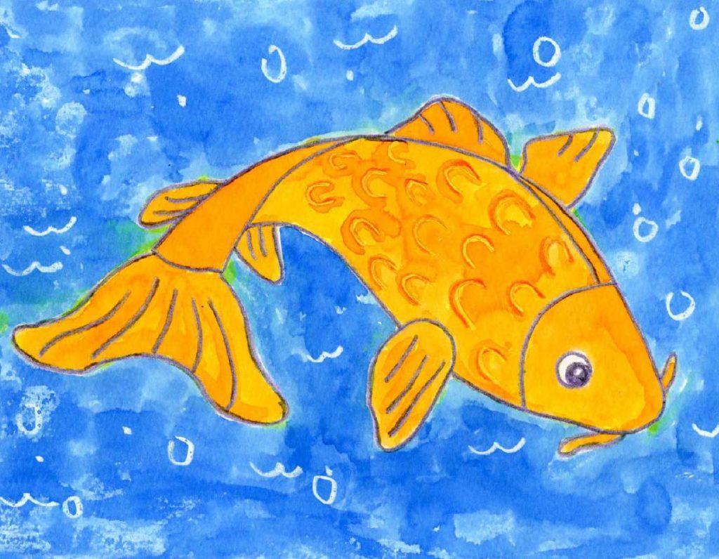 Draw a Koi Fish Step by Step