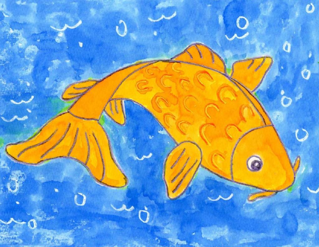 How to Draw a Koi Fish · Art Projects for Kids