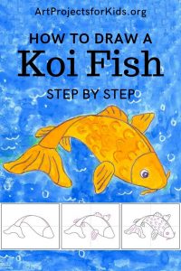 Draw and Paint a Koi Fish · Art Projects for Kids