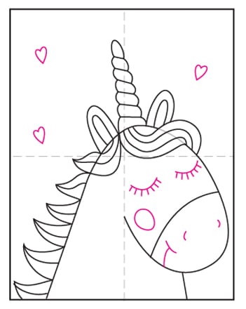 Easy Unicorn Drawing Art Projects For Kids