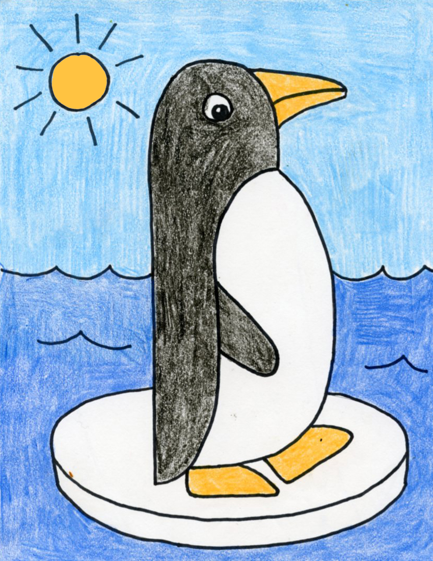 Art Hub For Kids How To Draw A Penguin / We've drawn a realistic