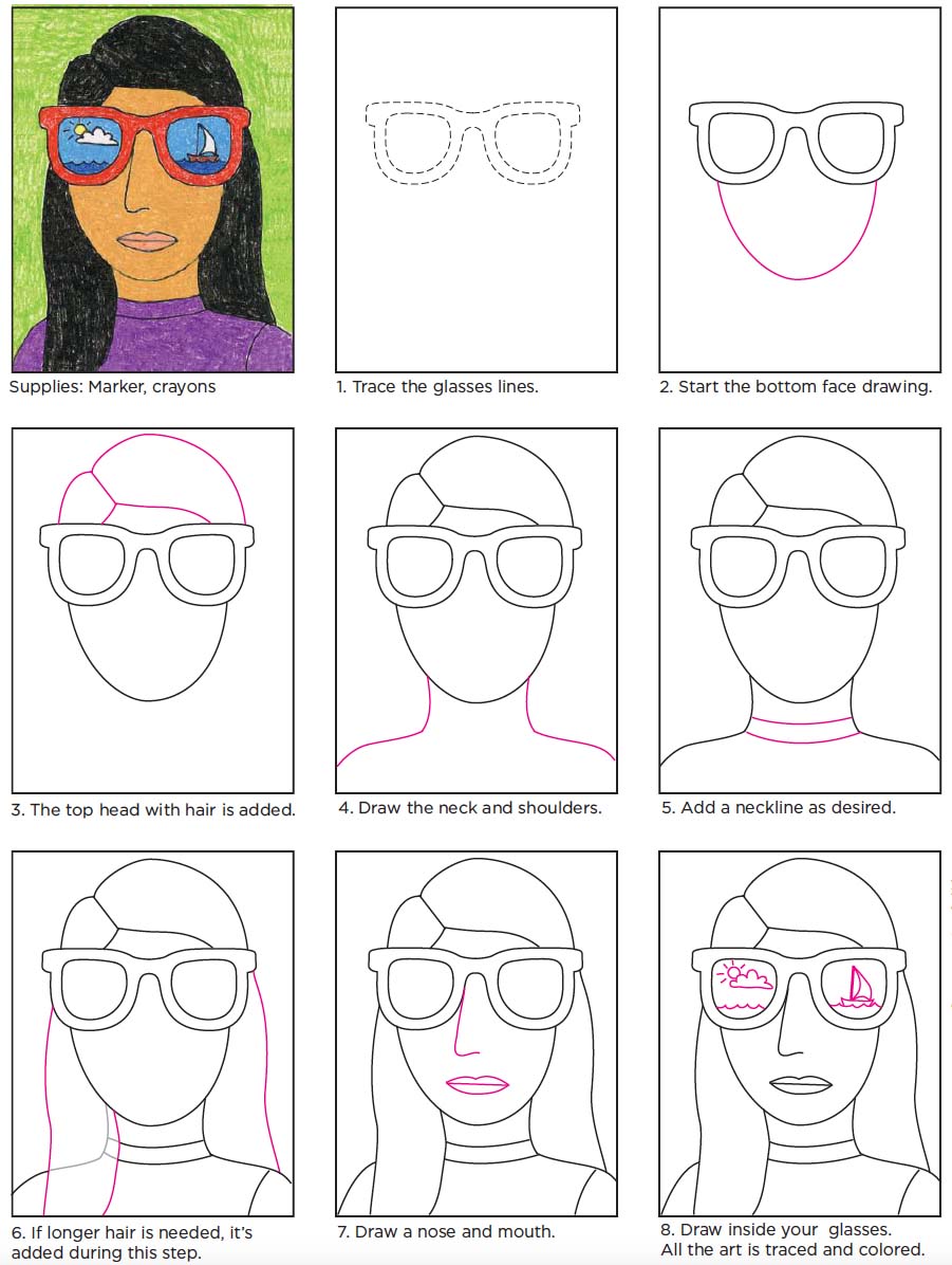 This is a photo of Priceless Drawing Of Kid With Glasses This is a graphic of Priceless Drawing Of Kid With Glasses