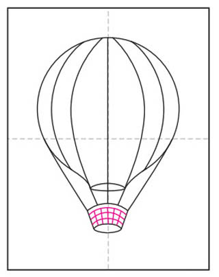 Draw a Hot Air Balloon · Art Projects for Kids