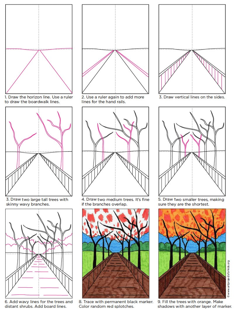 Perspective Boardwalk Diagram 