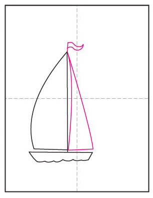 How to Draw a Sailboat · Art Projects for Kids