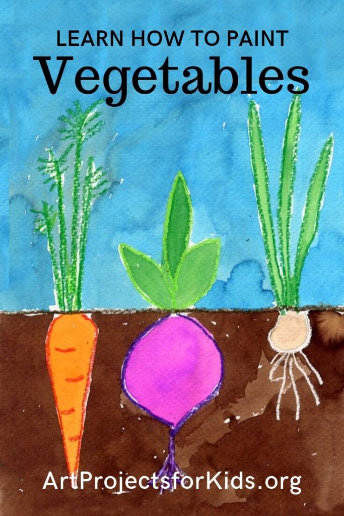 How to Paint Vegetables · Art Projects for Kids