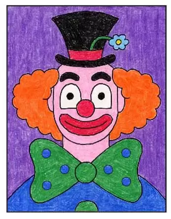 Halloween Evil Clown Face Drawing by Kanig Designs - Pixels