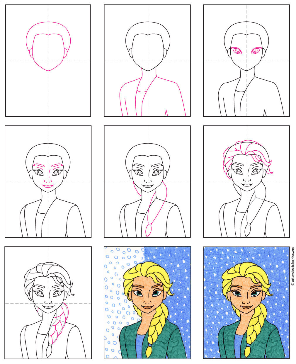 Great How To Draw Elsa Easy Steps of the decade The ultimate guide 