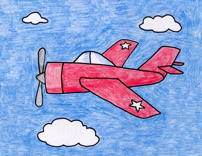 Draw A Ww2 Plane Art Projects For Kids