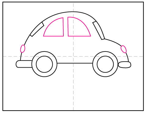 Draw A Cute And Easy Car Art Projects For Kids