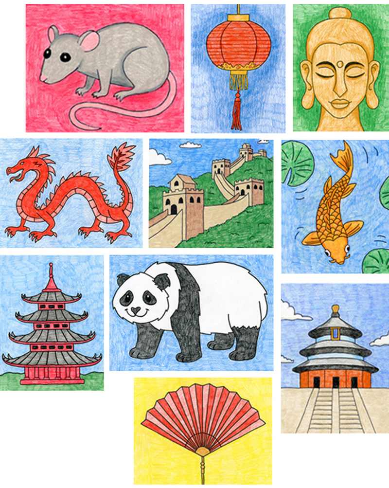 Draw Symbols Of China Art Projects For Kids