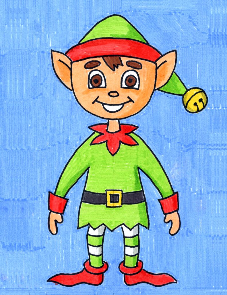 How To Draw An Elf Art Projects For Kids