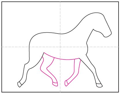 Easy Horse Drawings For Beginners - hardliveasakura