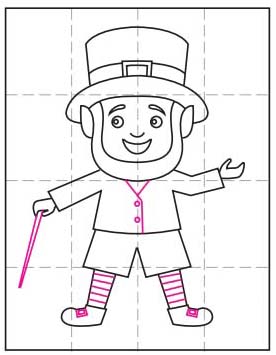 Draw a Leprechaun · Art Projects for Kids