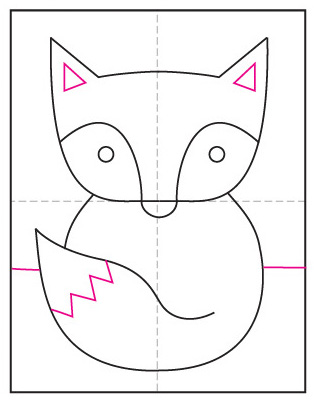 Baby Fox Drawing · Art Projects for Kids