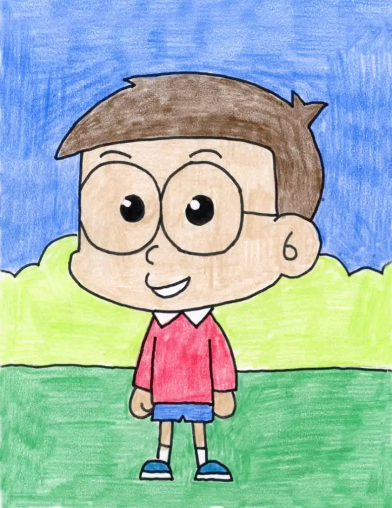 How to Draw a Cartoon Boy · Art Projects for Kids