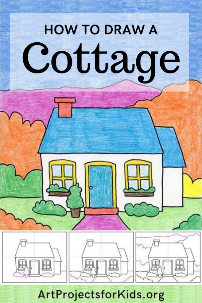 Draw A House Art Projects For Kids