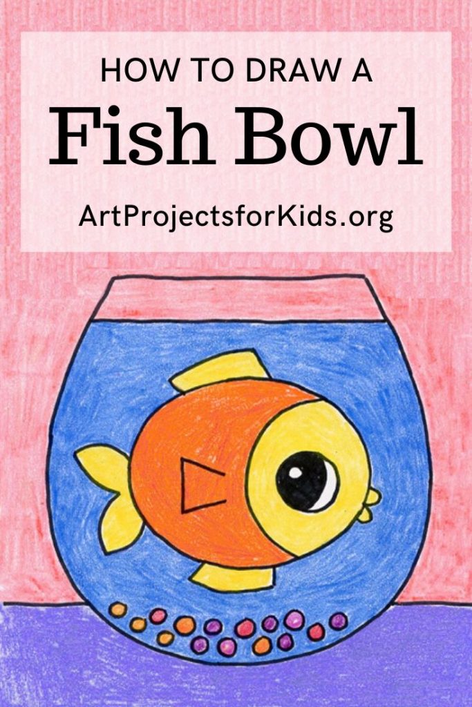 How to Draw a Fish Bowl · Art Projects for Kids