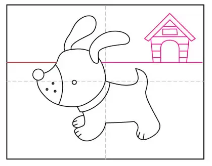 Puppy 8.jpg - Hướng dẫn cách vẽ hình cute - tik tok đáng yêu với hơn 1000 mẫu cực ấn tượng