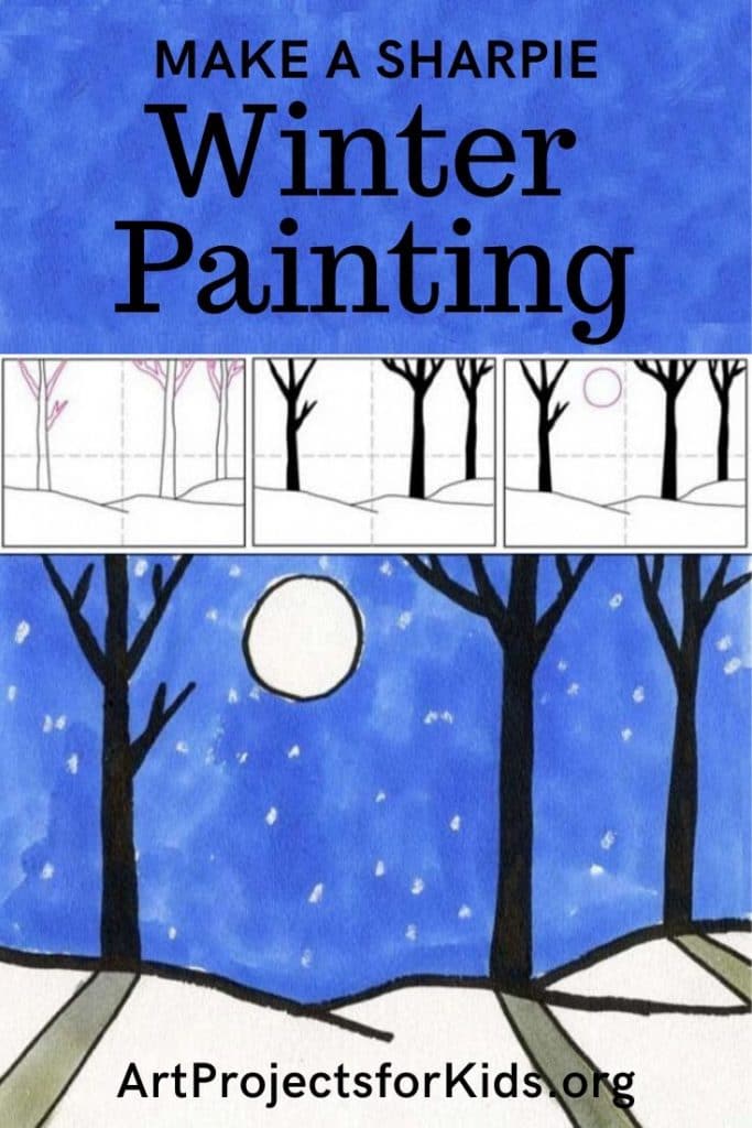 Winter Painting Â· Art Projects for Kids