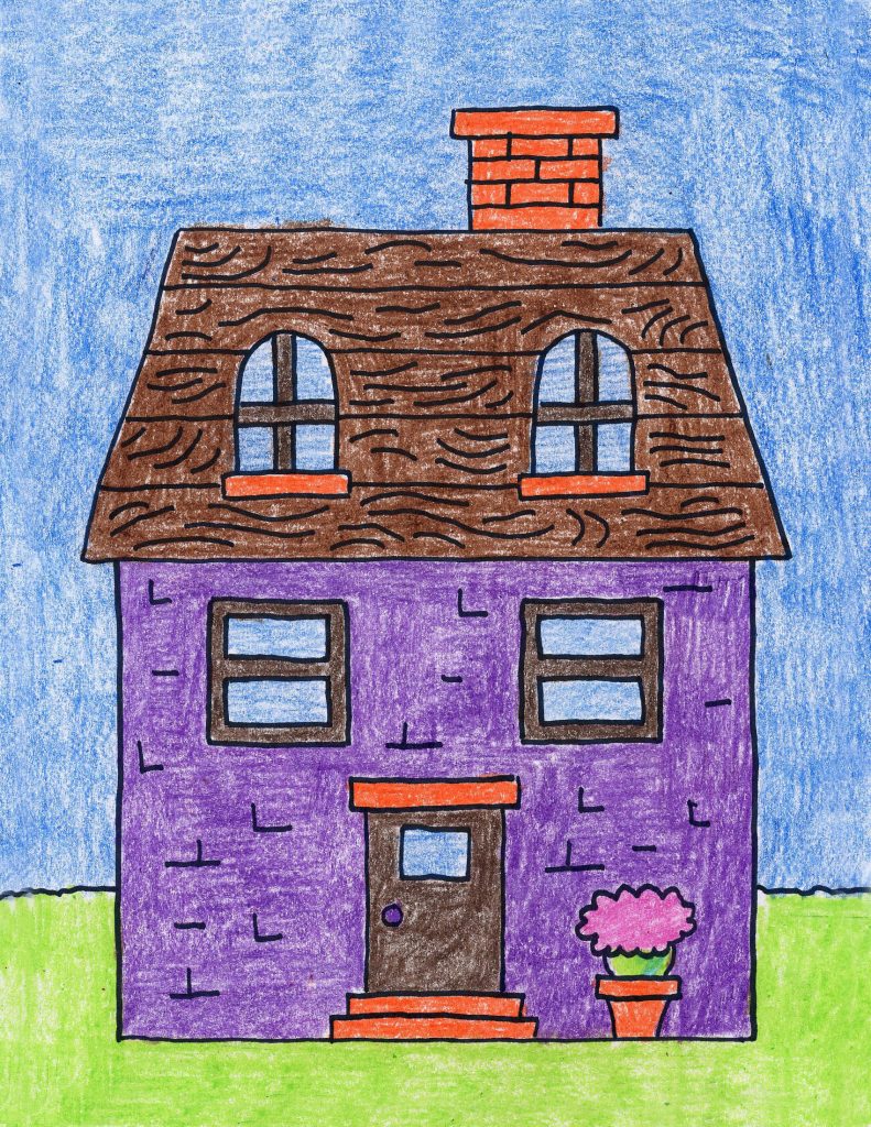 Draw a House · Art Projects for Kids