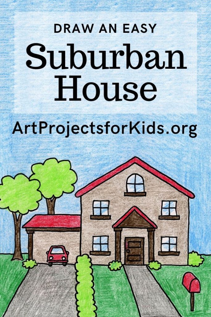 Draw A House Art Projects For Kids