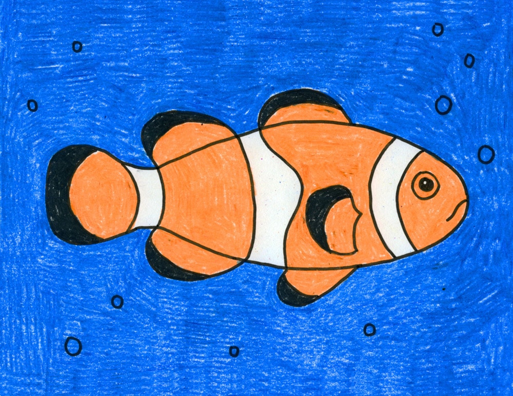 How To Draw A Small Fish For Kids : The fins on the underside of this ...