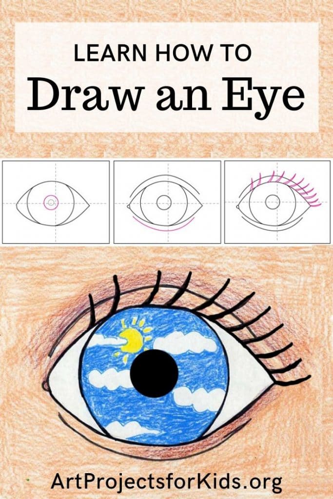 How To Draw An Eye Art Projects For Kids