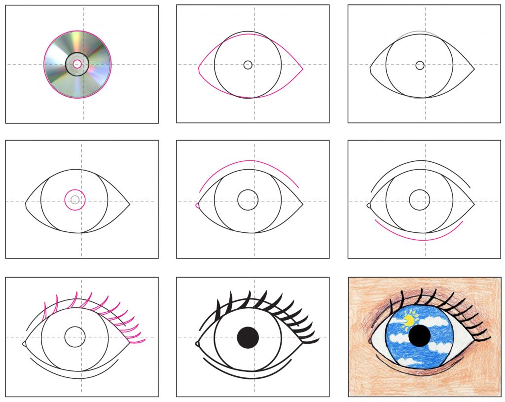 How To Draw An Eye Art Projects For Kids