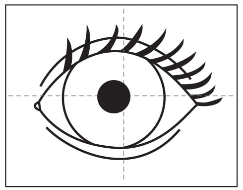 eye drawing for beginners