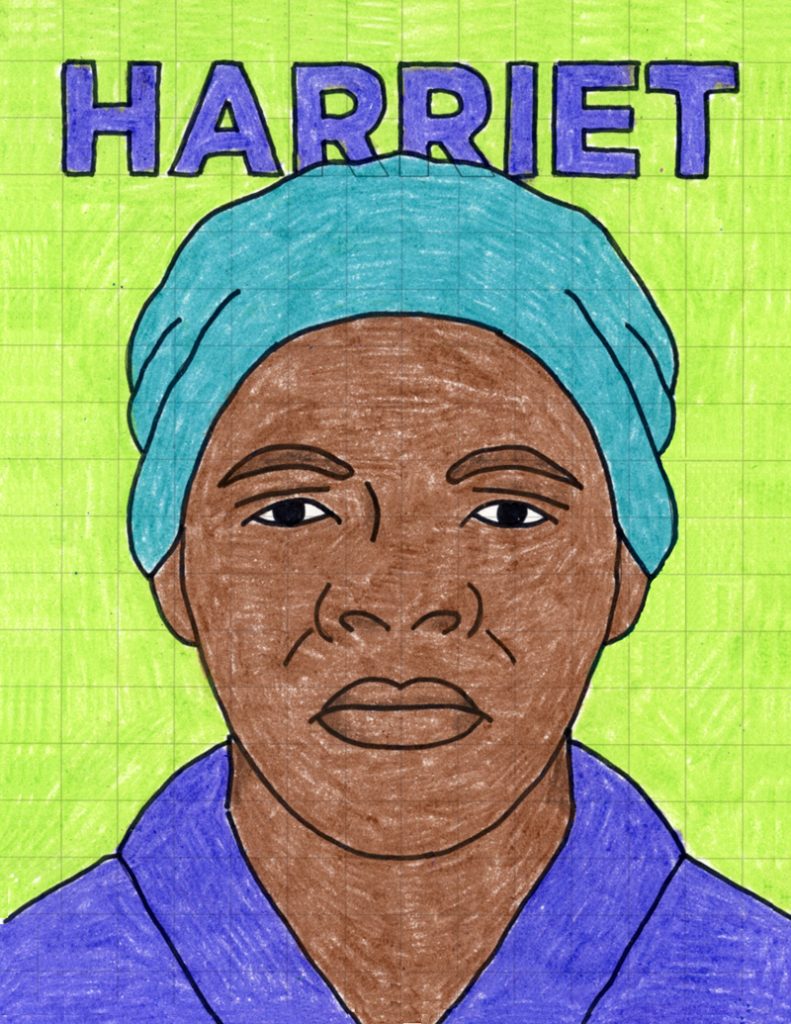 How to Draw Harriet Tubman · Art Projects for Kids