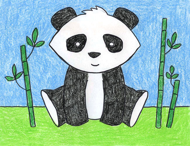 How to Draw a Panda · Art Projects for Kids