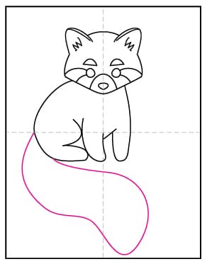 Easy How To Draw A Red Panda Tutorial And Red Panda Coloring Page Art Projects For Kids