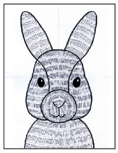 Easy How to Draw a Bunny Tutorial Video & Bunny Coloring Page