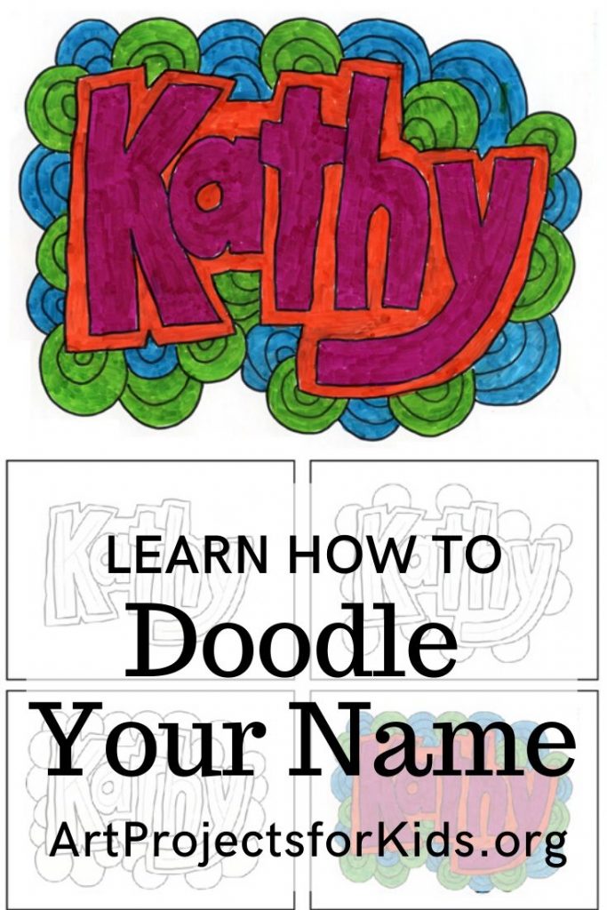 Doodle Name Art Art Projects For Kids